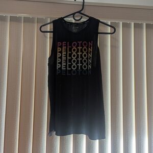 Peloton Black Sleeveless Small Tank top